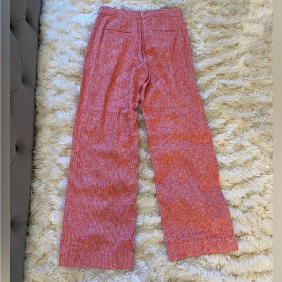 Banana Republic Red striped sailor pant size 0 - Picture 2 of 12